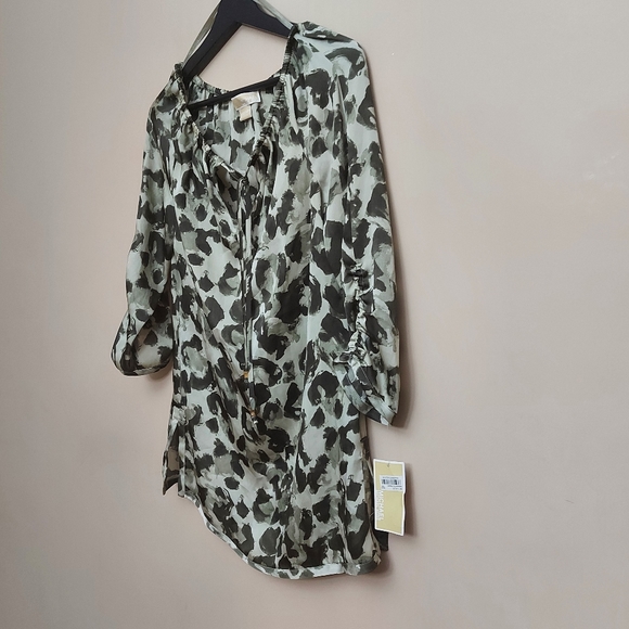 Michael Kors leopard print tunic top - Picture 3 of 8